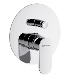 Sapho DANDY Falbasüllyesztett zuhanycsaptelep, 2-irányú váltóval, króm (5885X)
