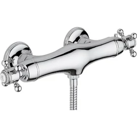 Sapho SASSARI fali termosztátos zuhanycsaptelep, zuhanyszett nélkül, króm (SR245)