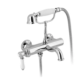 Sapho VIENNA fali kádtöltő csaptelep zuhanyszettel, króm (VO010)