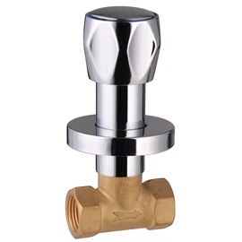 Sapho AQUALINE falbaépíthető szelep, 1/2", króm (VP621)