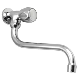 Sapho AQUALINE Faliszelep kifolyóval, 1/2", króm (ZY1812)