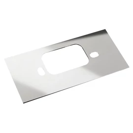 Sapho Fedéllemez SLIM falra szerelhető zuhanyokhoz 240x110mm, rozsdamentes acél (MS136)