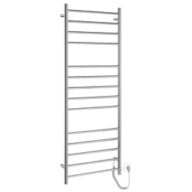 Sapho REDONDO Elektromos törölköző szárító radiátor, 600x1500mm, 130W, inox (ER250T)