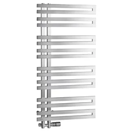 Sapho VOLGA fürdőszobai radiátor, 500x976mm, 265W, szálcsiszolt inox (NR510)