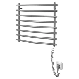 Sapho AQUALINE elektromos törölközőszárító radiátor, 570x465mm, 72W, ezüst (SU210A)