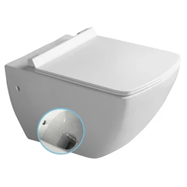 Sapho ISVEA PURITY fali WC bidé zuhannyal, 35x55,5cm (10PL02007-DL)