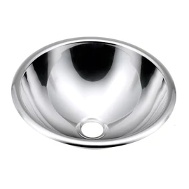 Sapho SMALL Süllyeszthető mosdó, 355x133mm, fényes inox (13029.B)