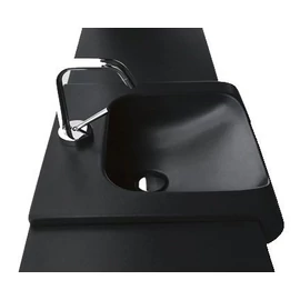 Sapho KERASAN INKA kerámiamosdó, 40x40cm matt fekete (341231)