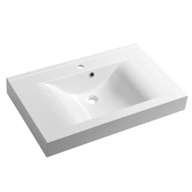 Sapho AMUR öntöttmárvány mosdó, 80x10x50cm (68081)