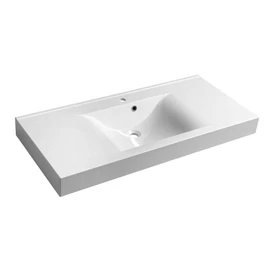 Sapho AMUR öntöttmárvány mosdó, 110x10x50cm (68101)