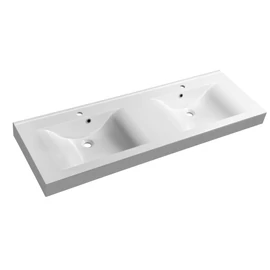 Sapho FLAVIA öntöttmárvány duplamosdó, 150x10x50cm (68154)