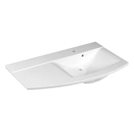 Sapho ARAS öntöttmárvány mosdó, jobbos, 105,2x50,5cm, fehér (91061)
