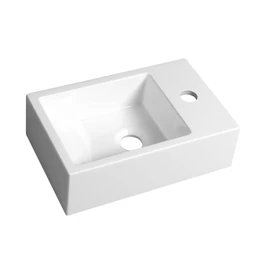 Sapho ALABAMA öntöttmárvány mosdó, jobbos, 36x11x23cm, (AL565)