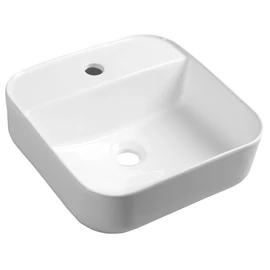 Sapho MOLVENO pultra szerelhető kerámiamosdó, túlfolyó nélkül, 38,5x14x38,5cm (AR453)