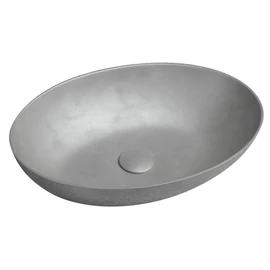 Sapho FORMIGO beton mosdó, 60x14,5x40,5cm, ezüst (FG122)