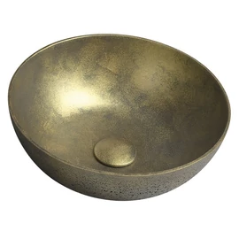 Sapho FORMIGO beton mosdó, átm:39cm, arany (FG131)