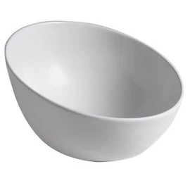 Sapho DOME OBLIQUO kerámiamosdó, túlfolyó nélkül, 44,5x26,5x44,5cm (WH031)