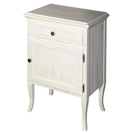 SAPHO RETRO alsószekrény, 1 fiókkal, 1 ajtóval, jobbos, 60x80x38 cm, antik fehér (1693)