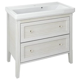 SAPHO CROSS Mosdótartó szekrény, 2 fiókkal, 85x81x47cm, antik fehér (CR291)