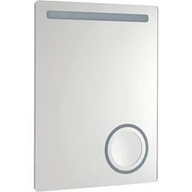 SAPHO ASTRO tükör beépített kozmetikai tükörrel, LED világítással, 60x80cm (MIRL2)