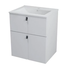 SAPHO MITRA mosdótartó szekrény, 2 fiókkal, 59,5x70x46cm, fehér (MT061)