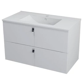 SAPHO MITRA mosdótartó szekrény, 2 fiókkal, 89,5x55x46cm, fehér (MT091)