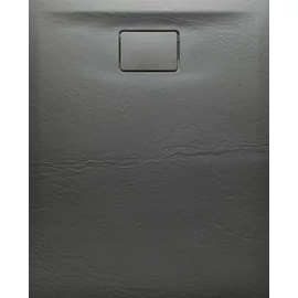 SAPHO POLYSAN ACORA Öntöttmárvány zuhanytálca, 120x80x3,5cm, szürke (AC024)