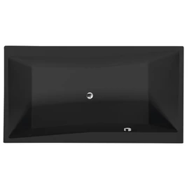 SAPHO POLYSAN QUEST egyenes kád, 180x100x49cm, matt fekete (78511BM)