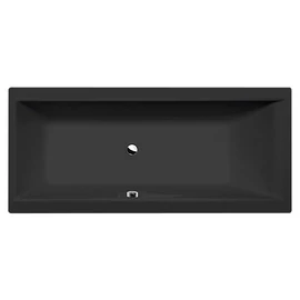 SAPHO POLYSAN CLEO kád, 180x80x48cm, matt fekete (95611BM)