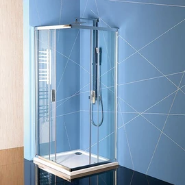 SAPHO POLYSAN EASY LINE szögletes zuhanykabin, 900x900mm, transzparent üveg (EL5115)