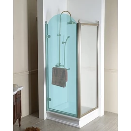 Sapho GELCO ANTIQUE oldalfal, 900mm, transzparent üveg minta nélkül, bronz (GQ5690C)