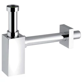 SAPHO PIQUADRATO Mosdó szifon 1'1/4, ABS/króm, szögletes (0510OT25K7)