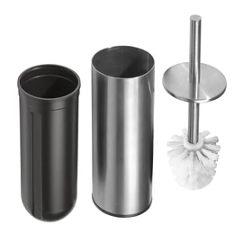 SAPHO BEMETA NEO álló WC kefetartó, fehér kefe, 95x380x95mm, inox/matt (102313055)