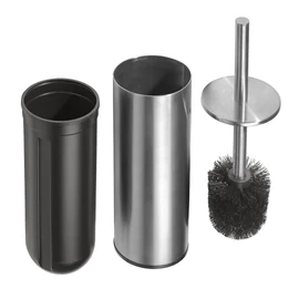 SAPHO BEMETA NEO álló WC kefetartó, fekete kefe, 95x380x95mm, inox/matt (102313059)