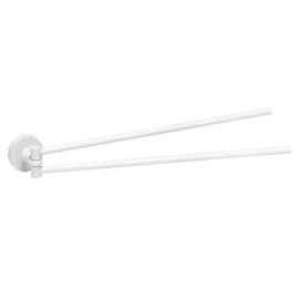 SAPHO BEMETA WHITE mozgatható fali törölközőtartó, 55x55x420mm, matt fehér (104204194)