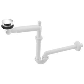 SAPHO BRUCKNER URBINO mosdó szifon, 1'1/4, átm:32mm, fehér (151.133.0)