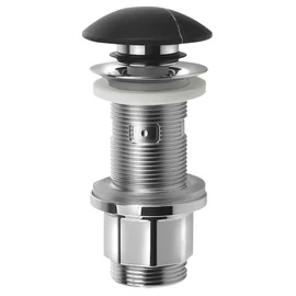 SAPHO BLOK klik-klak mosdólefolyó, 5/4“, matt fekete (2401-931)