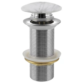 SAPHO BLOK klik-klak mosdólefolyó, 5/4“, matt fehér carrara (2401-941)