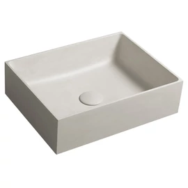 SAPHO FORMIGO beton mosdó, 47,5x14x36,5cm, homok (FG013)