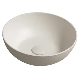 SAPHO FORMIGO beton mosdó, átm:39x14cm, homok (FG033)