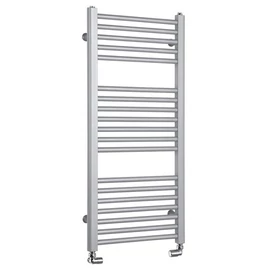 SAPHO AQUALINE Fürdőszobai radiátor, egyenes, 450x990mm, 426W, strukturált ezüst (ILS94E)