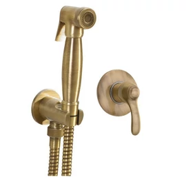 SAPHO KIRKÉ falba süllyesztett csaptelep, bidézuhannyal, gégecsővel, bronz (KI41B-01)