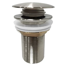 SAPHO AURUM tartalék klik-klak mosdólefolyó, 5/4“, click-clack, szálcsiszolt INOX (ND-AU400)