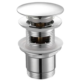 SAPHO AQUALINE klik-klak mosdólefolyó, nagy dugóval, 5/4“, 25-45mm, réz/króm (TF7001)