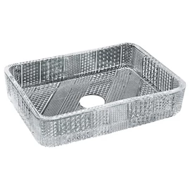 SAPHO BEAUTY NARVA üvegmosdó, 45x11x33cm, transzparent üveg (TY227)