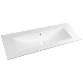 SAPHO YUKON öntöttmárvány mosdó, 2 furattal, 120x45cm (YU122)