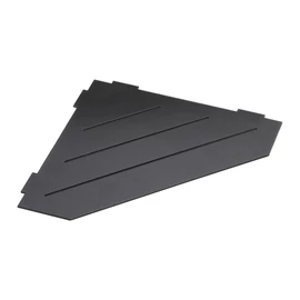 SAPHO BEMETA CYTRO fugába építhető polc, 297x2x210mm, matt fekete (101302440)