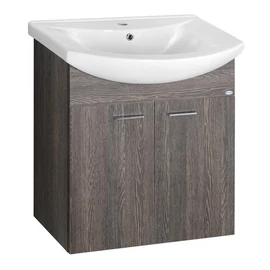 SAPHO AQUALINE ZOJA mosdótartó szekrény, 2 ajtós, 61,5x74x32,5cm, mali wenge (51062)