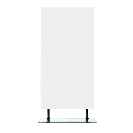 SAPHO WEGA Tükör polccal, matt fekete, 40x80cm (60092-4B)