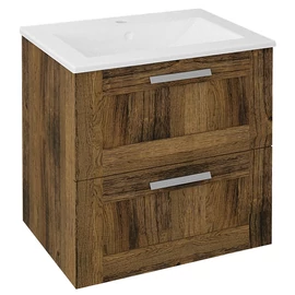 SAPHO AMIA mosdótartó szekrény, 2 fiókkal 59x60x45cm, Collingwood tölgy (AM060-1919)